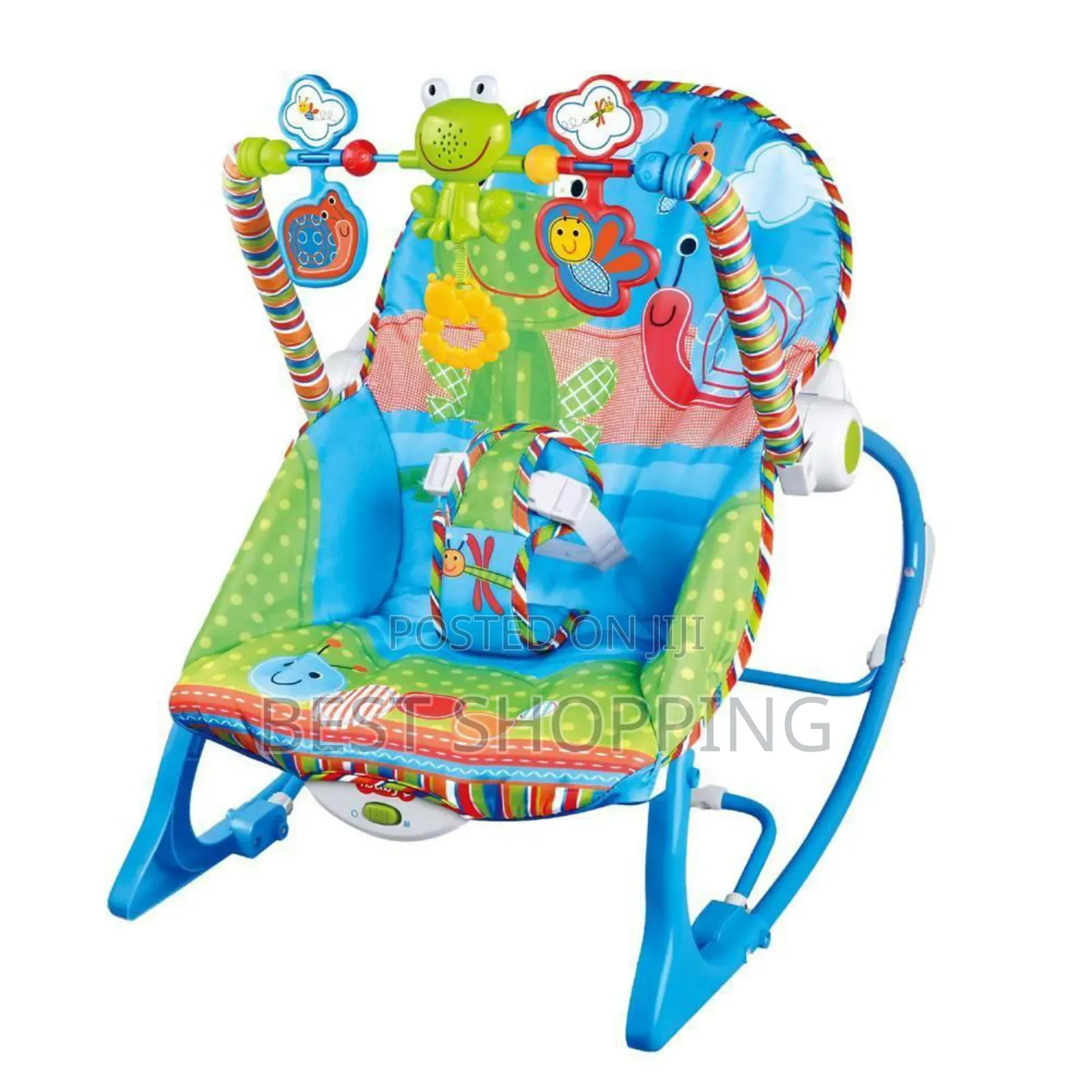 Convertible Infant-to-Toddler Baby Bouncer and Rocking Chair