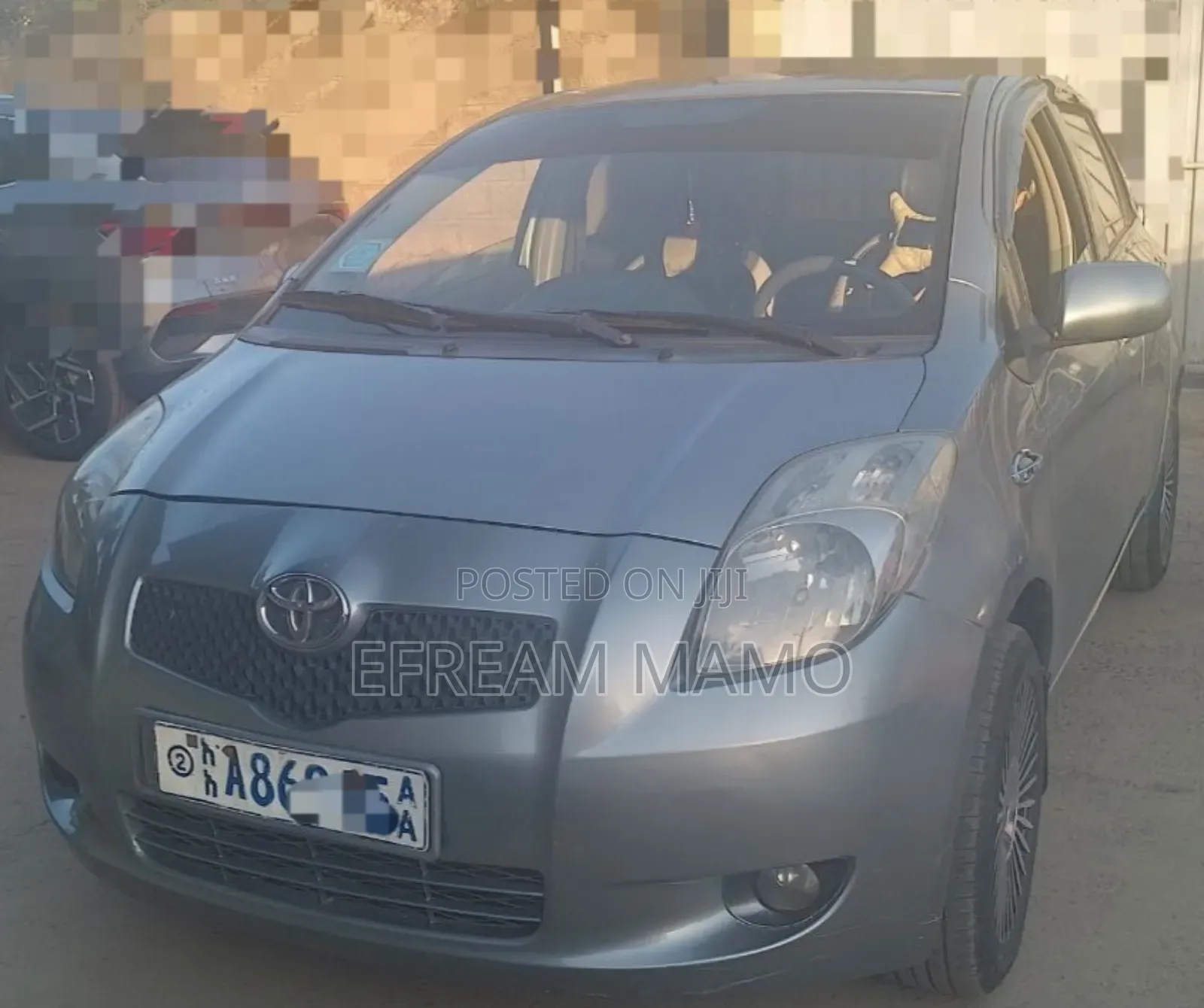 Toyota Yaris 2007 Gray