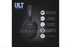 Sony Ult Wireless Headphones, Headset Active Noise Cancelling