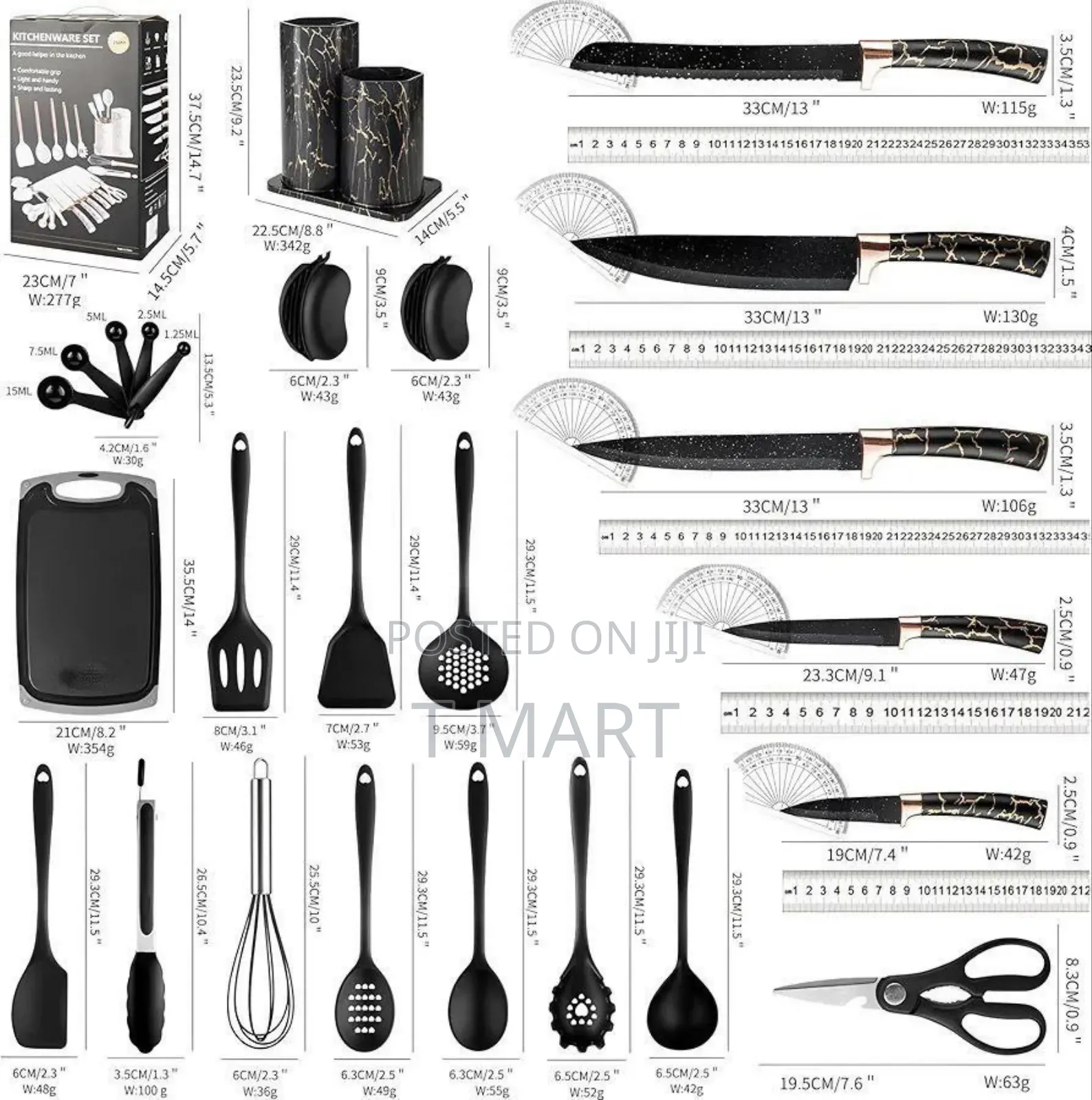 25 PCS Kitchenware Set