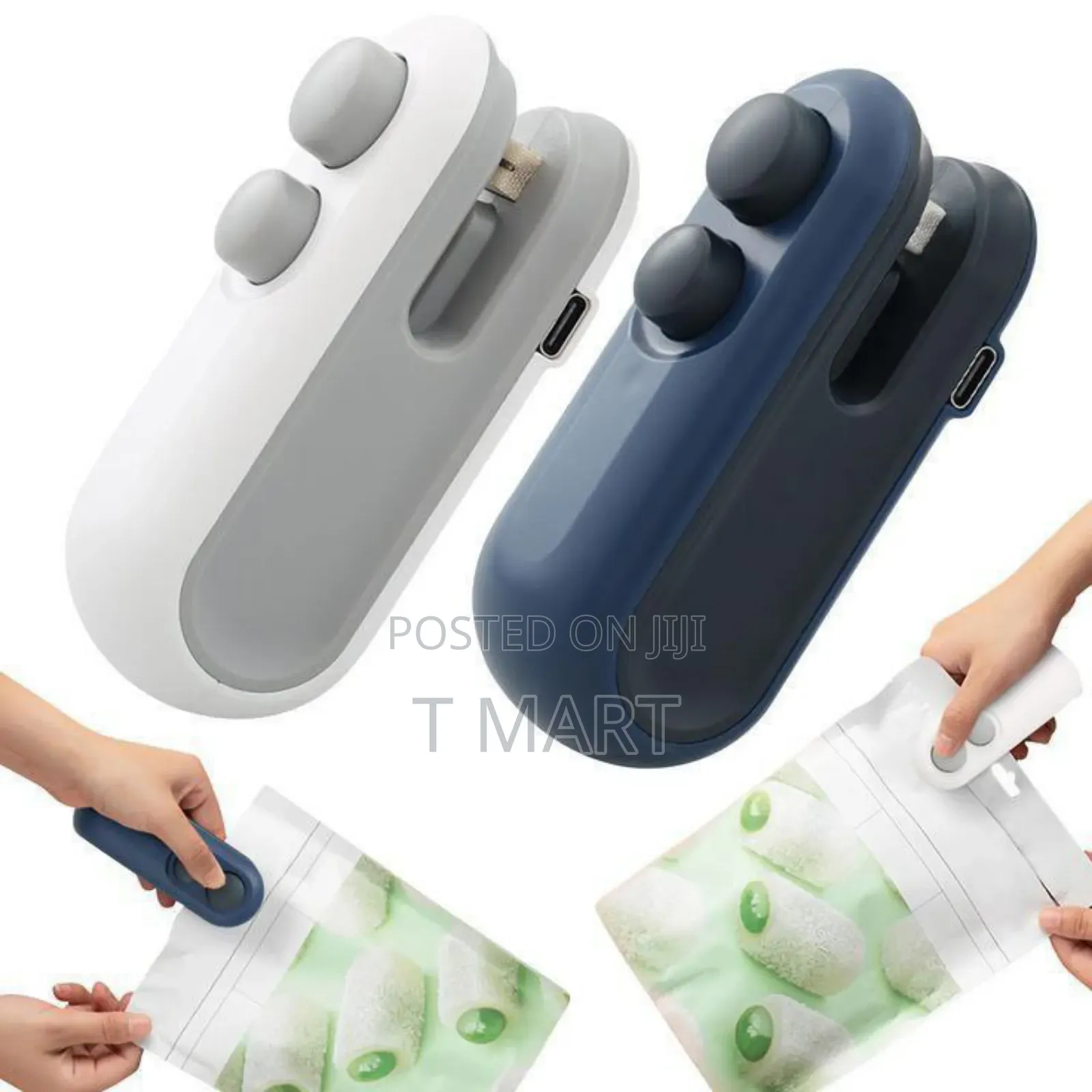 Rechargeable Mini Sealer With Cutter