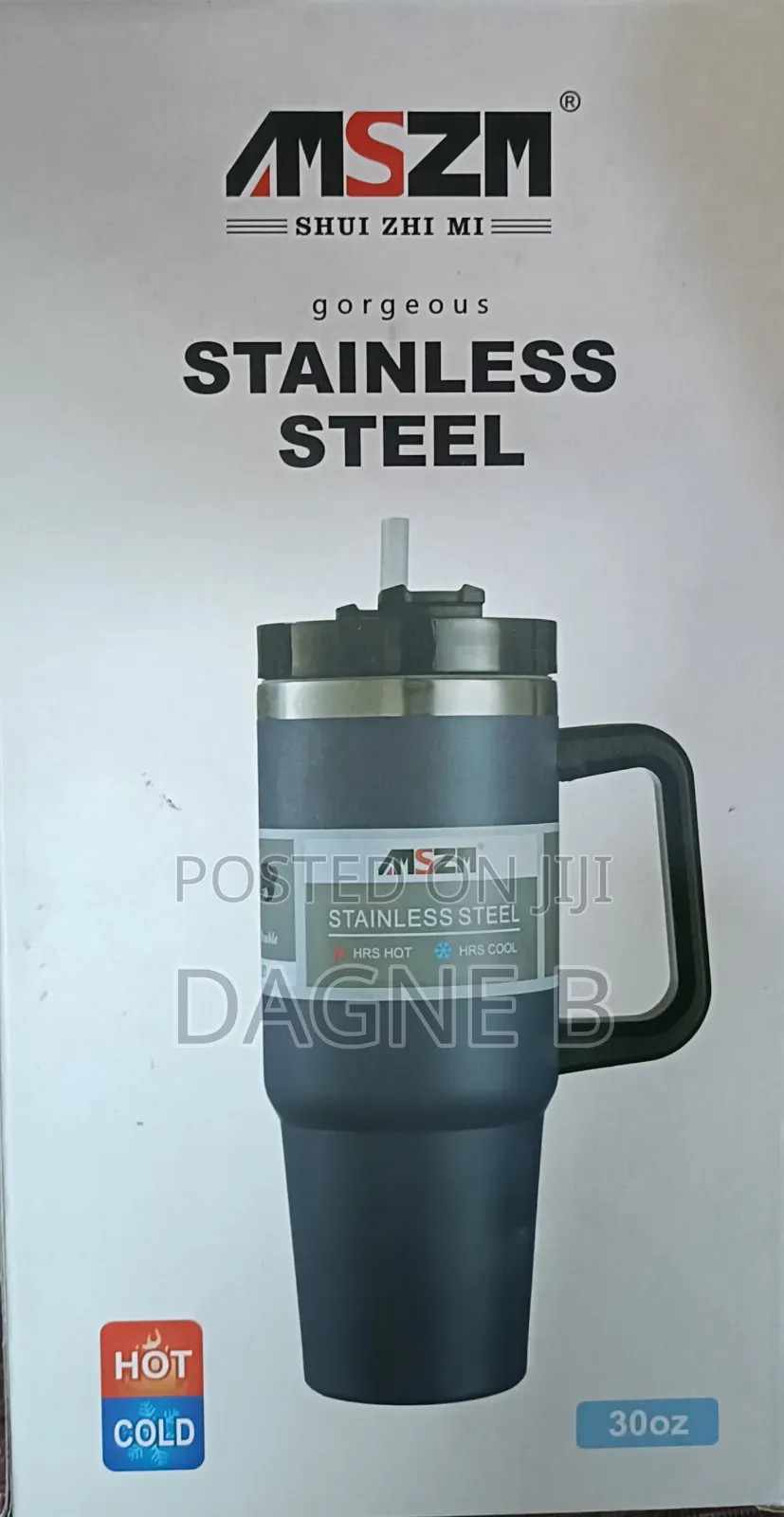 MSZM Stainless Steel Travel Mug, Tumbler or Flask የmszm