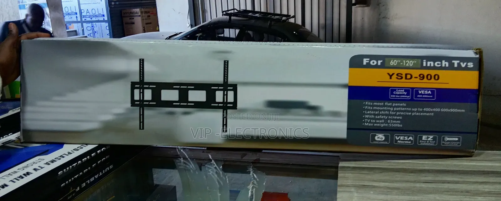 Tv Wall Mount 60 120 Inch 200kg መስቀል የሚችል መስቀያ