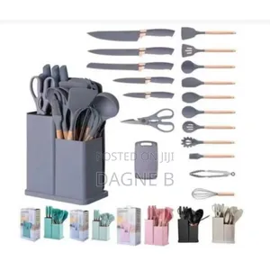 19psc Silcon Set ጭልፋ ሴት