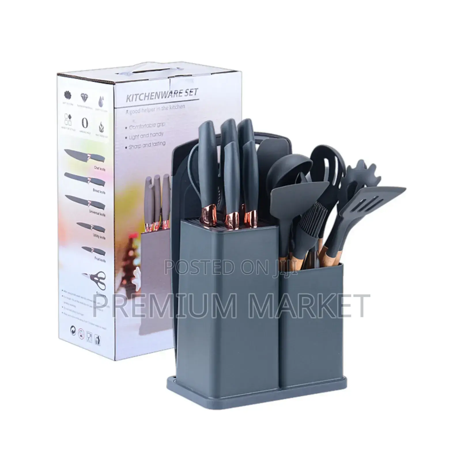 19psc Silcon Set ጭልፋ ሴት