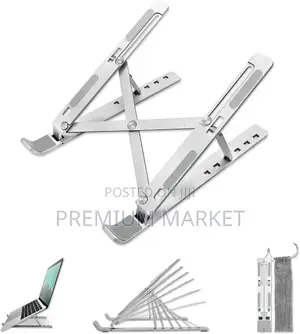Portable, Adjustable, And Foldable Laptop Stand