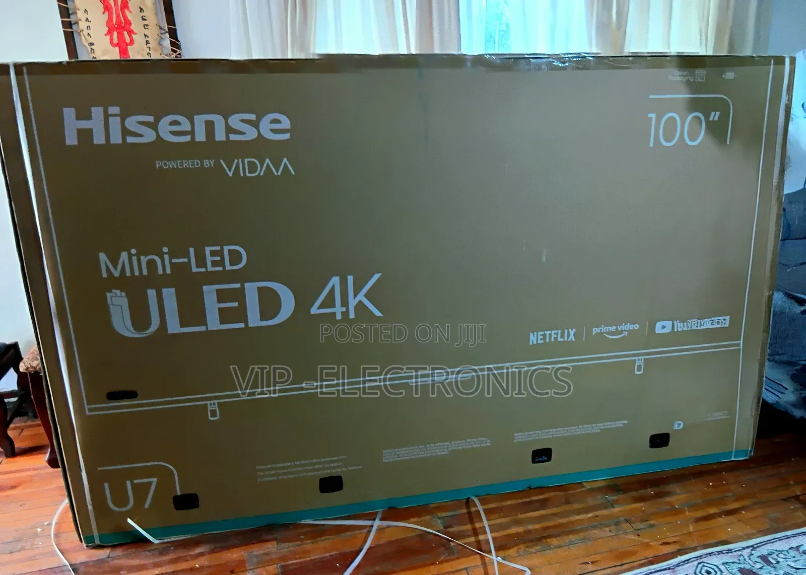 Hisense 100 Inch Tv Smart U7k Uled Mini Vidaa Tv