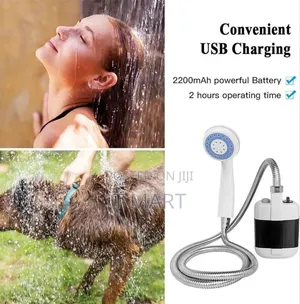Portable Outdoor Shower Pump በቻርጅ የሚሰራ ተንቀሳቃሽ ሻወር ፓምፕ