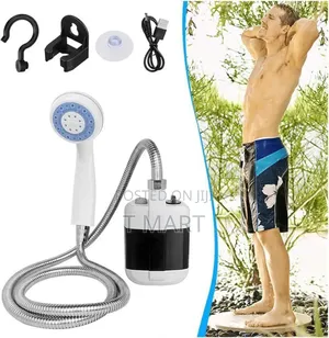 Portable Outdoor Shower Pump በቻርጅ የሚሰራ ተንቀሳቃሽ ሻወር ፓምፕ