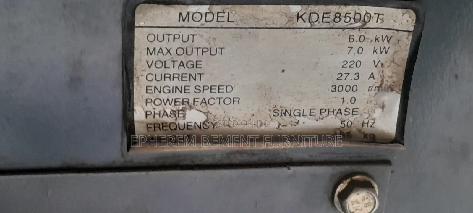 Kde 8500t Generator