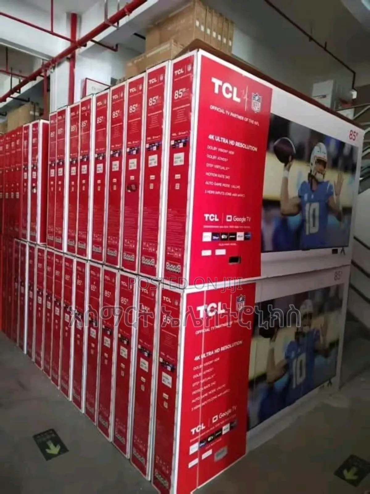 ቲሲኤል55 ኢንች ብራንድ ቲቪ በብዛትና በችርቻሮ ኢንተርናሽናል ብራንድ 6አመት ጋራንትድ ናቸው