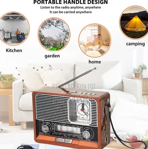 3in1 Portable Radio With Speaker and Light