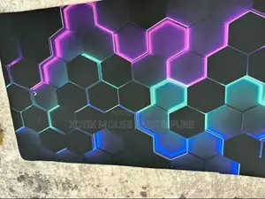 Hexagonal Honeycomb Themed Mouse Pad for Gamers and Office - Desk Mat