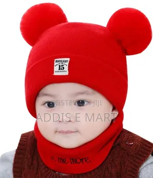 Baby Hat Beanie Cap Scarf Set