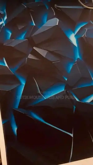 3d Lined Iceberg Rock Themed Mouse Pad for Gamers Office - Desk Mat