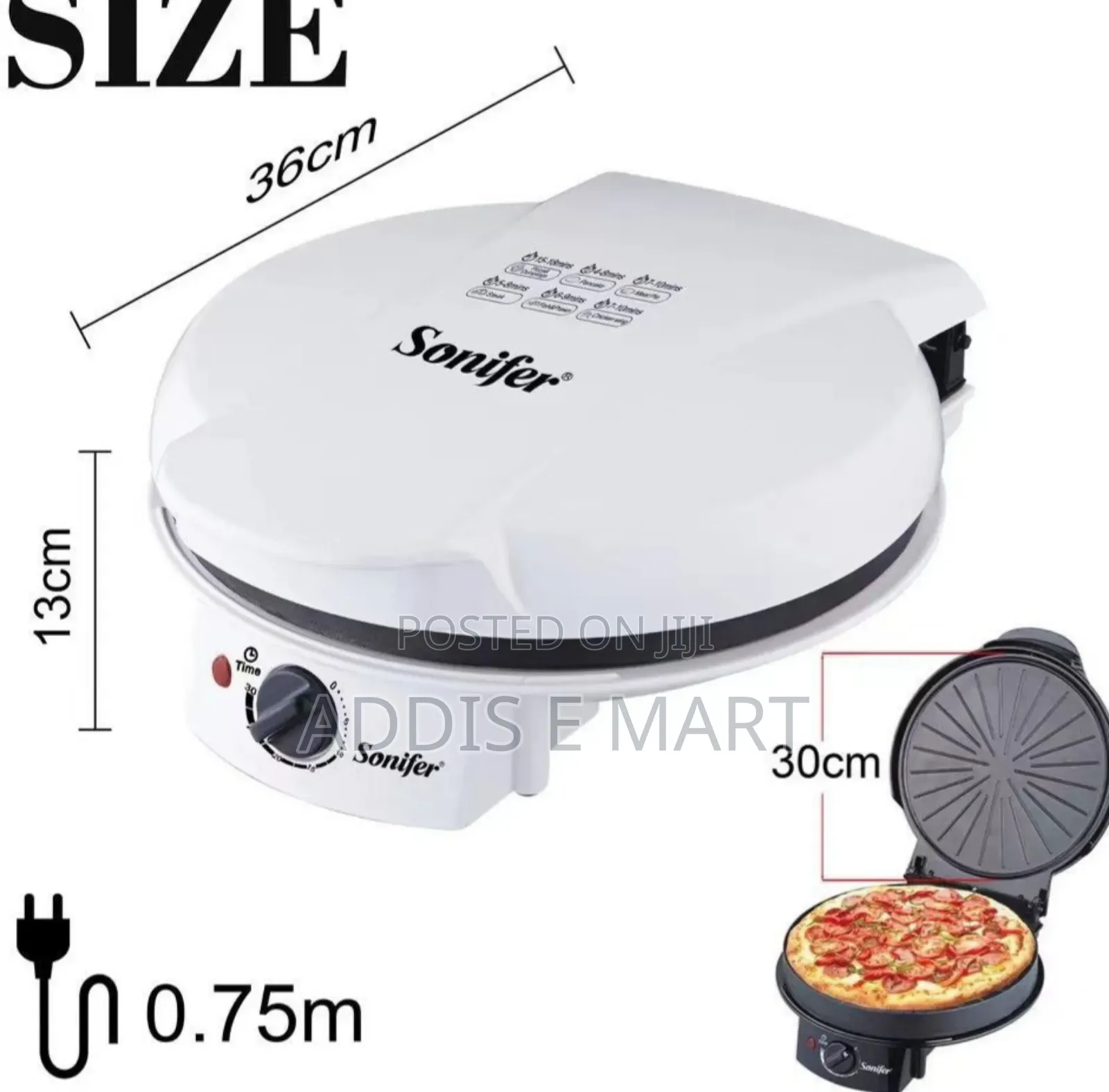 Sonifer Electric Pizza Maker
