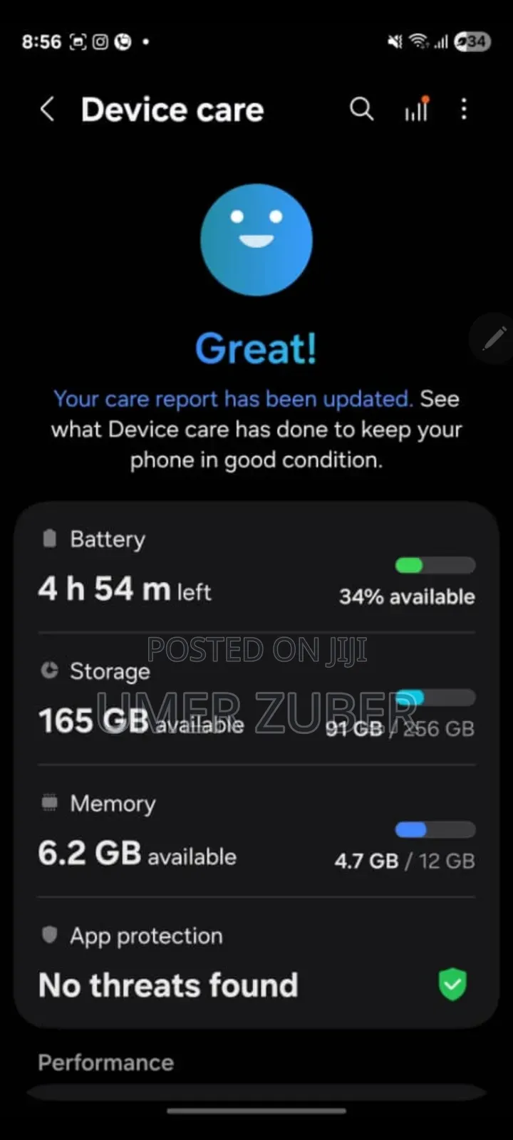 Samsung Galaxy S22 Ultra 256 GB Black
