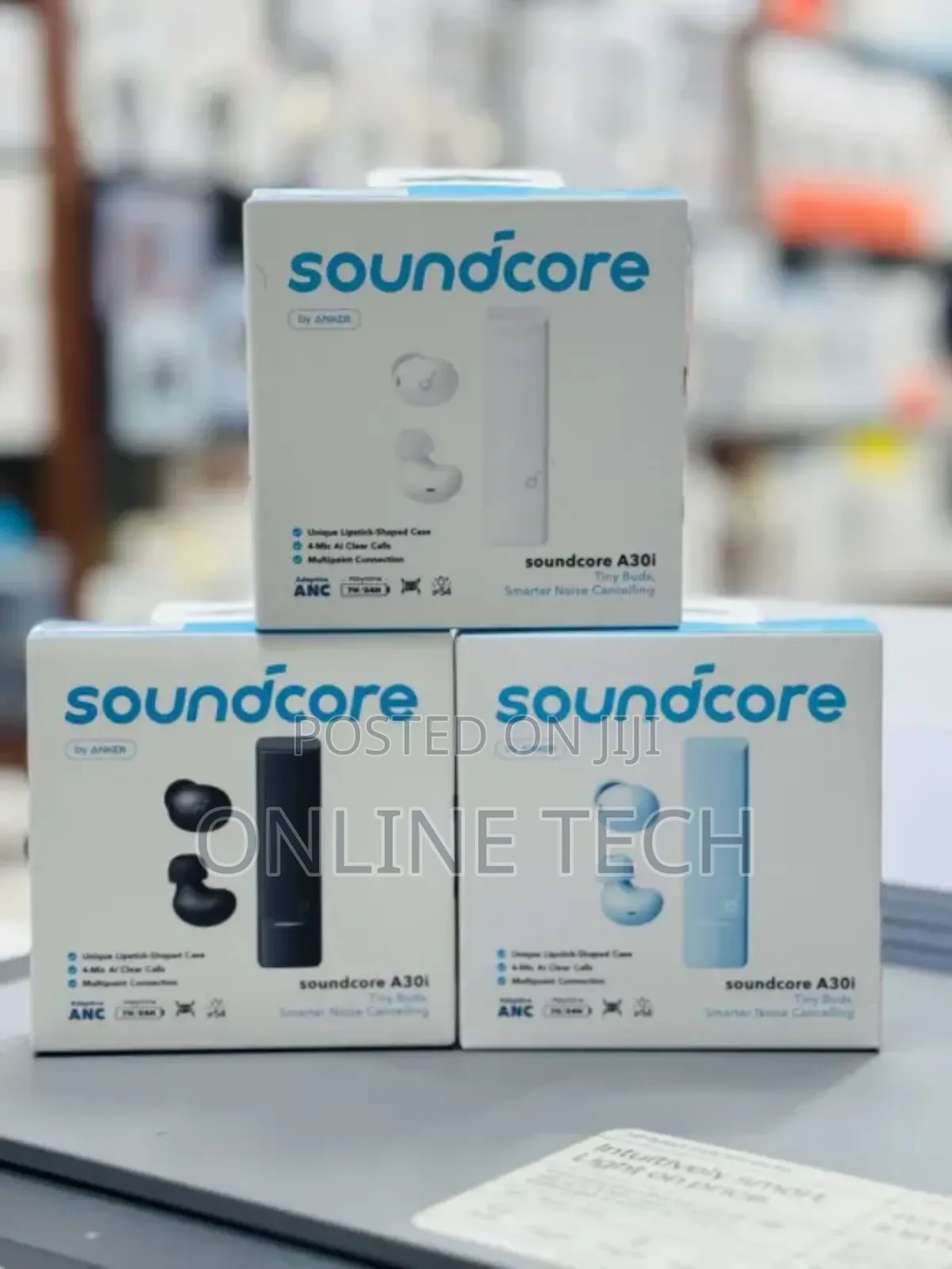 Anker Soundcore A30i Lipstick-Shaped Smart Noise Cancelling Earbuds