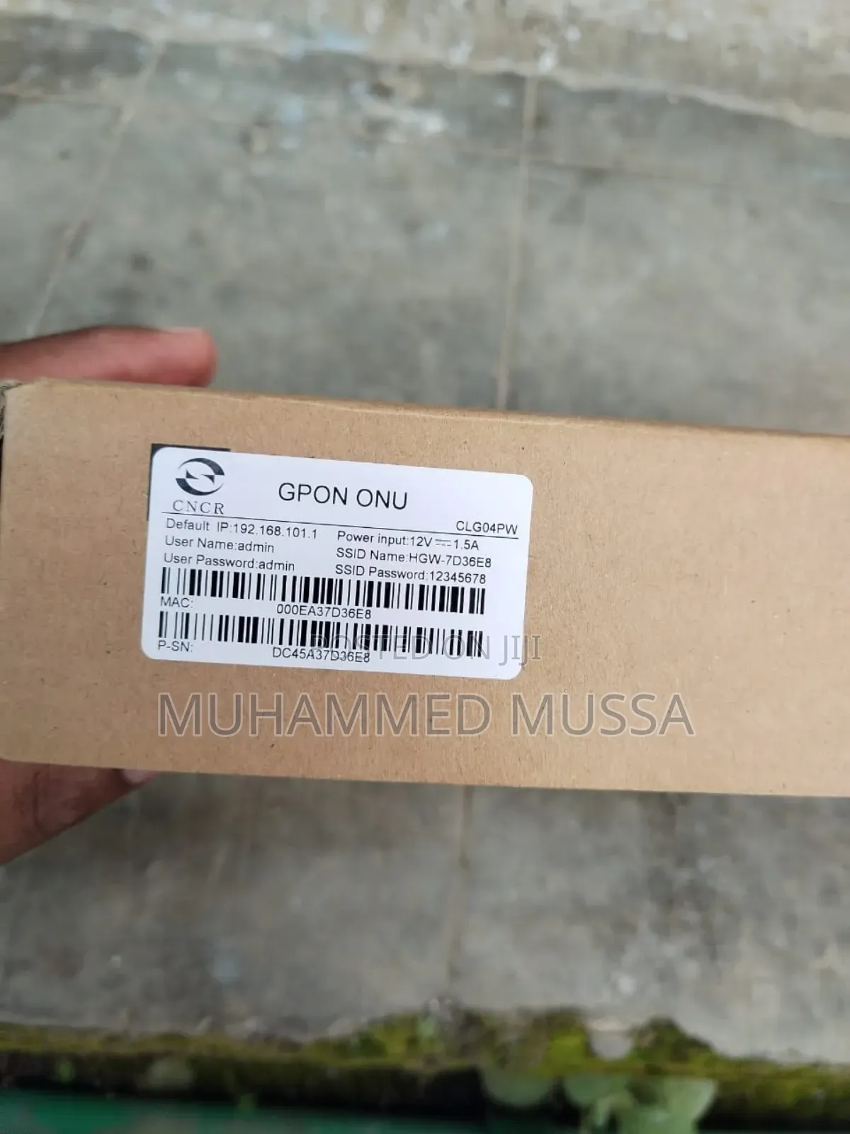 Gpon Onu Router With Fiber Optics