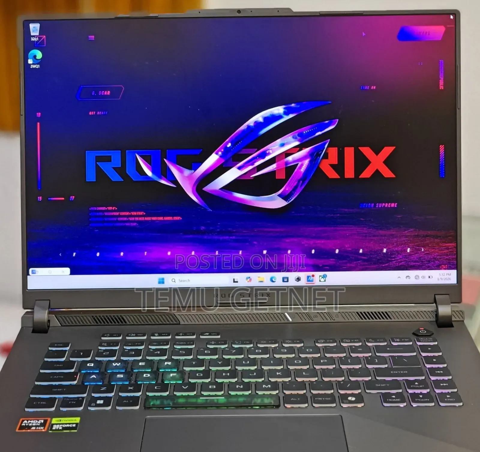 New Laptop Asus ROG Strix G16 G614 16GB AMD Ryzen 7 SSD 1T