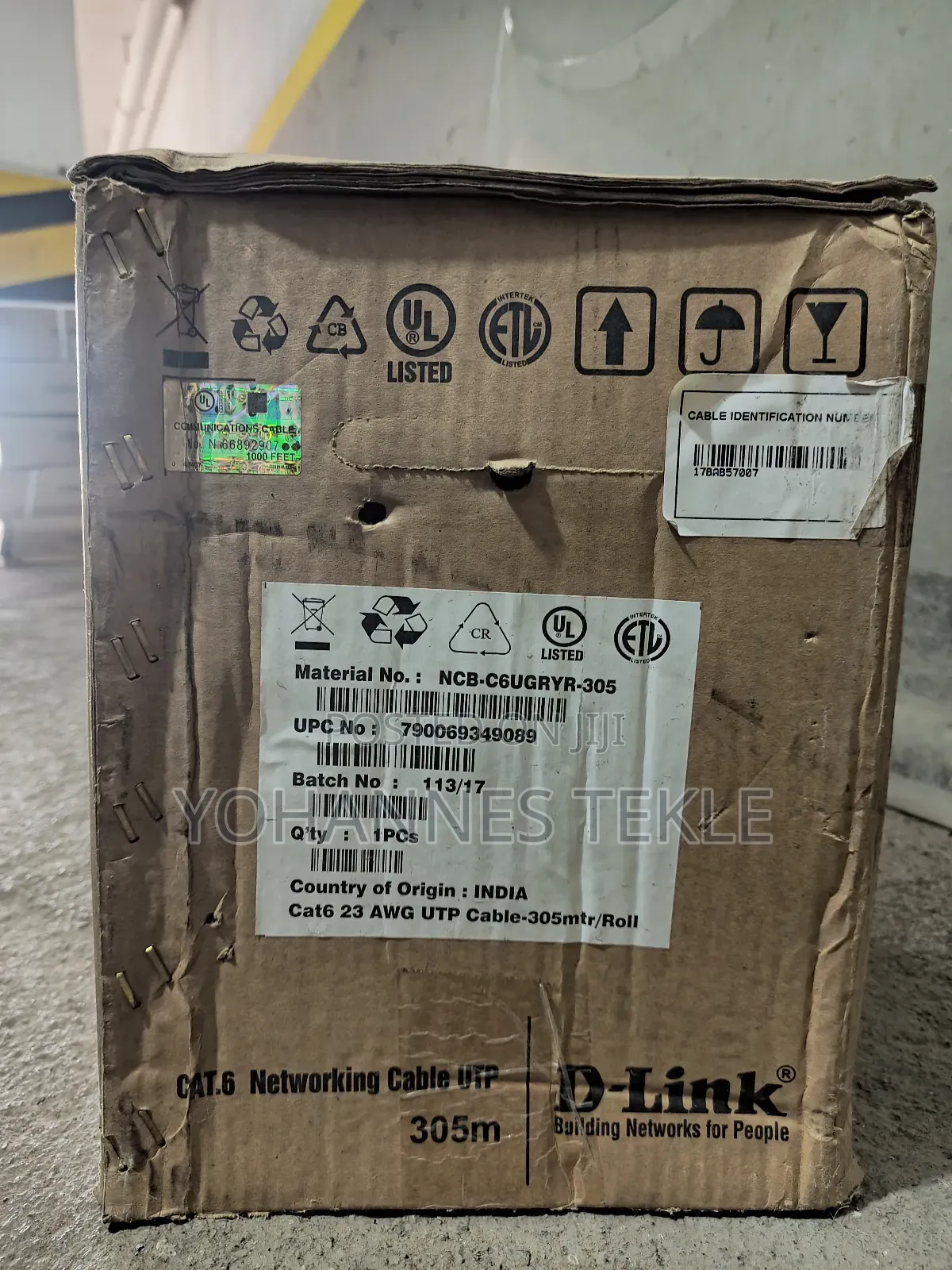 D_link Network Cable Cat 6 Full Copper