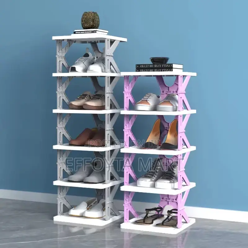Space Saving 6 Layer Shoe Rack ባለ 6 ደረጃ የጫማ መደርደሪያ