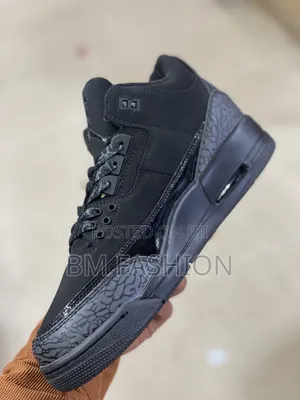 Genuine Air Jordan 3 Retro Black (With Free Delivery )