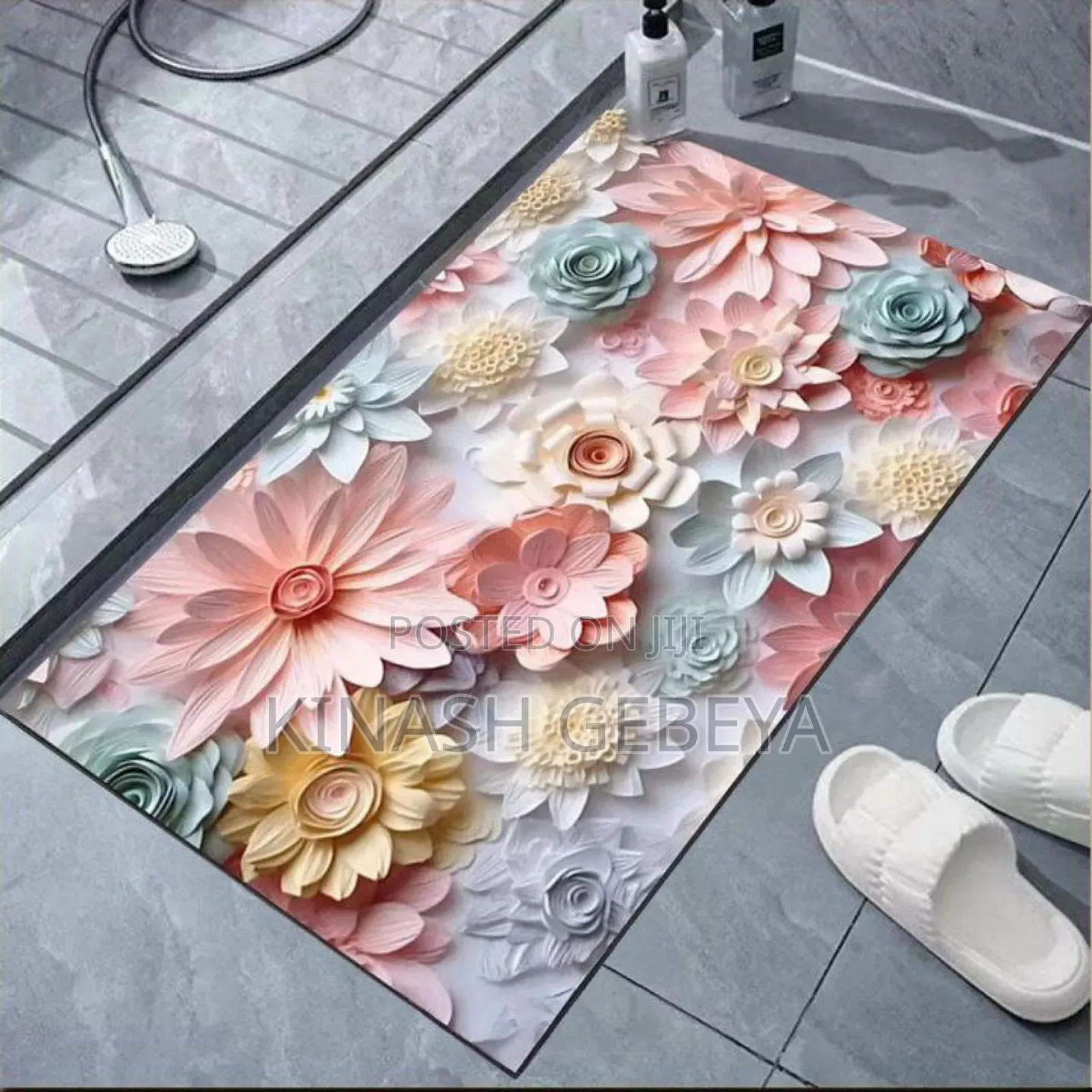 Soft Anti Slip Modern Bathroom Rugs
