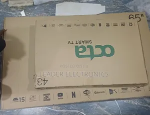 Octa 65'' Smart Android Tv – Big Screen Brilliance With Double Glass