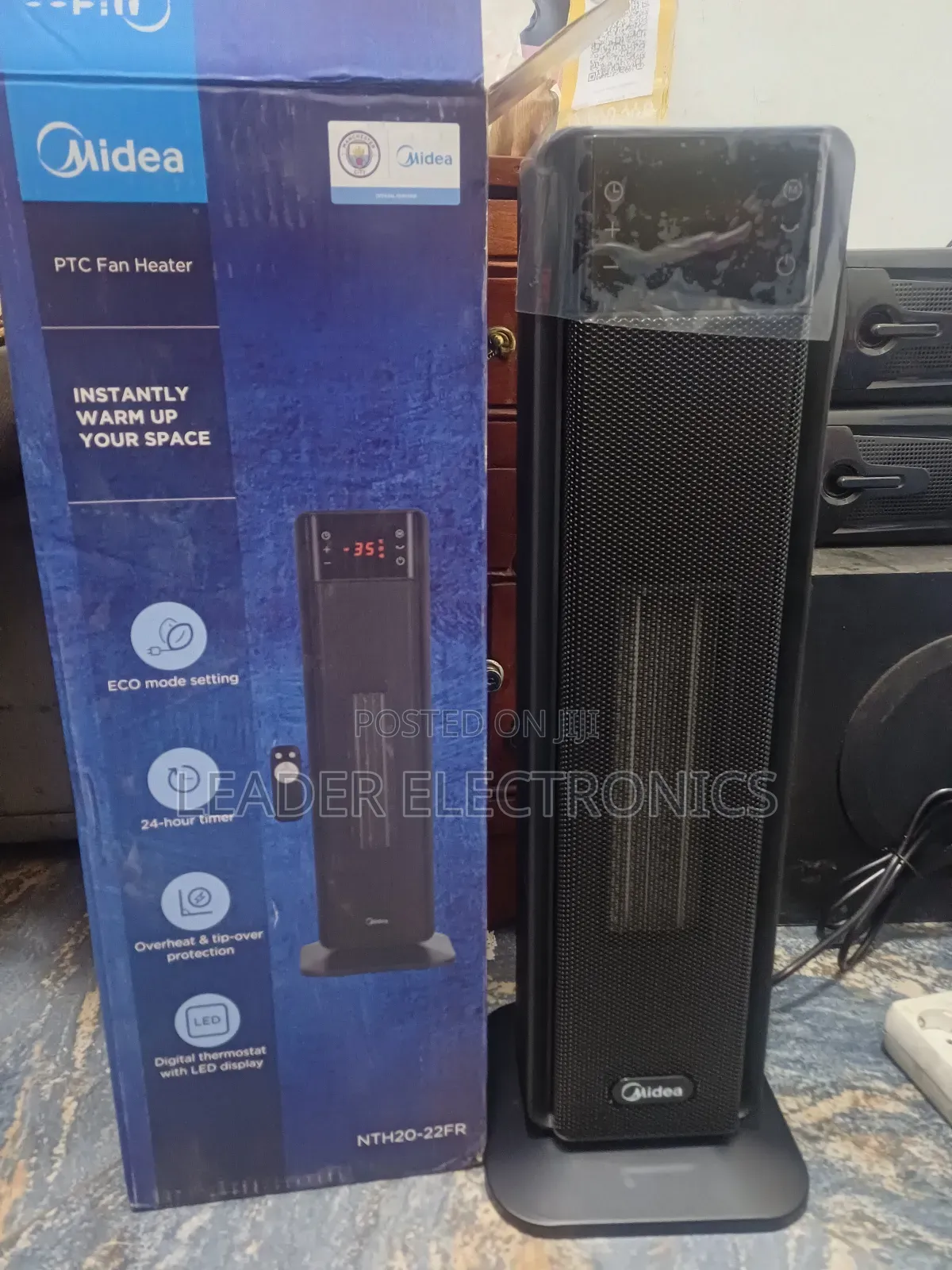 Midea PTC Fan Heater – Fast Warmth, Safe Energy Efficient!