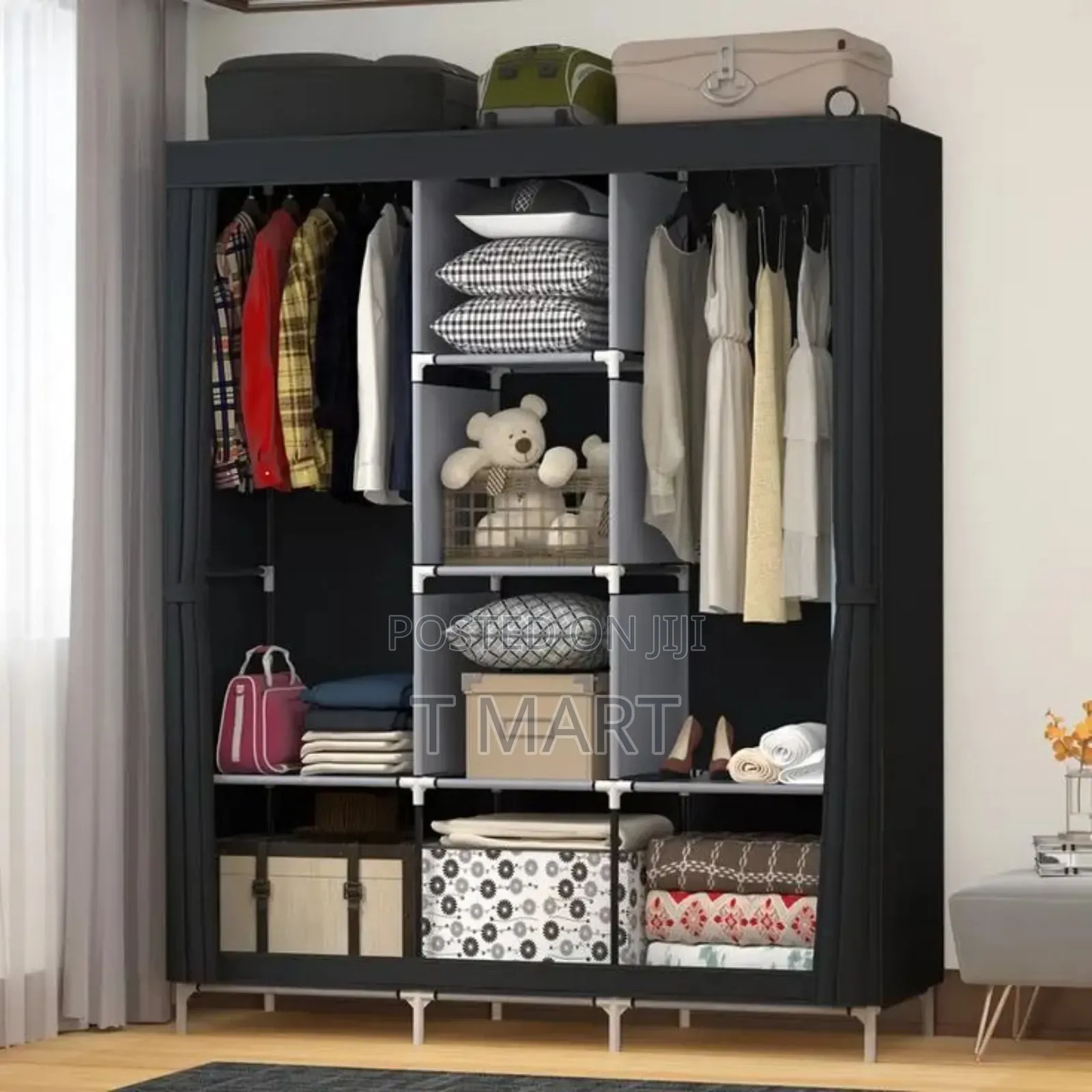 Simple Wardrobe ዘመናዊ የልብስ ማስቀመጫ ቁምሳ