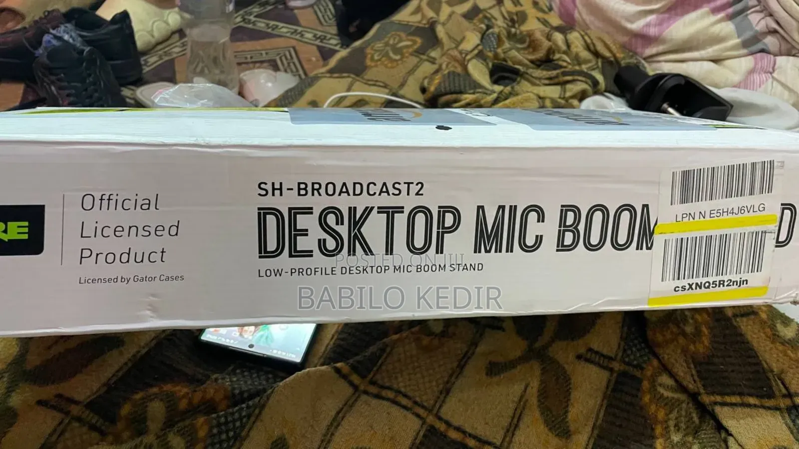 Shure Desktop Mic Boom