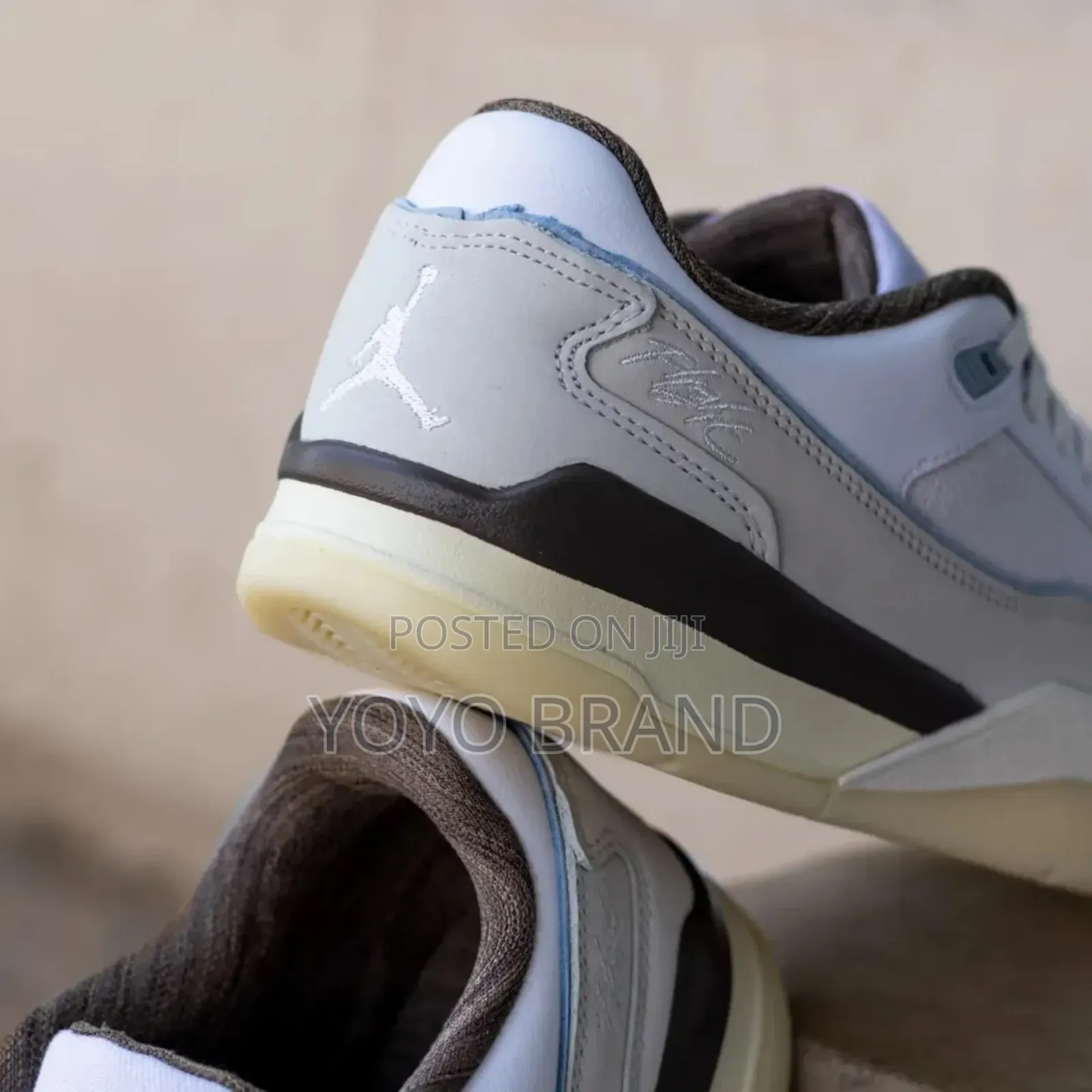 Air Jordan Flight Court Sail Gray Fashion Shoes