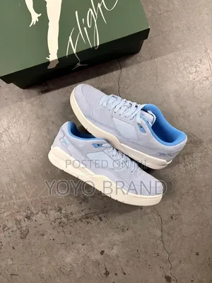 Air Jordan Flight Court Blue Sail Fashion.Shoes