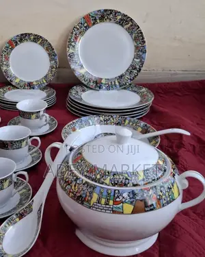 35 Pc Ethiopian Traditional Dinner Set