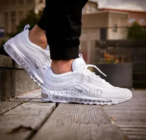 Nike Air Max 97 Triple White Fashion Sneaker