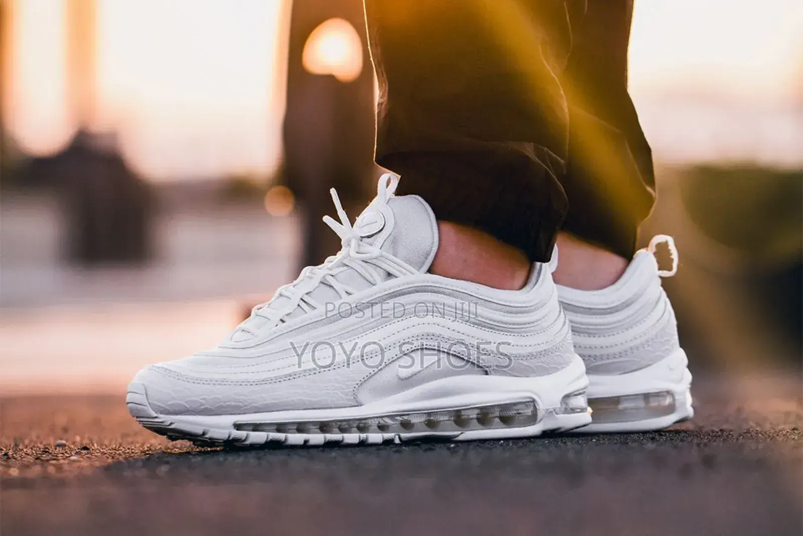 Nike Air Max 97 Triple White Fashion Sneaker