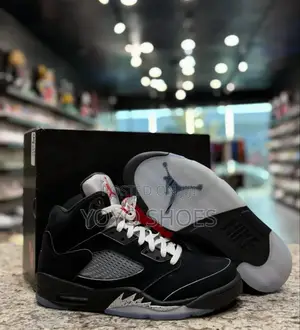 Air Jordan 5 Retro Black Og Reimageined Fashion Shoes