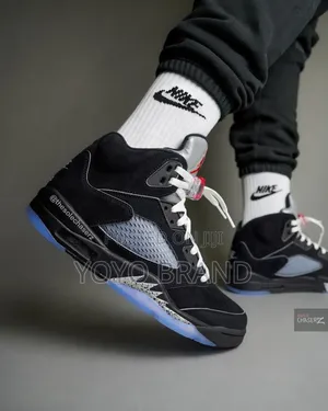 Air Jordan 5 Retro Black Og Reimageined Fashion Shoes