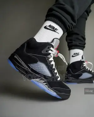 Air Jordan 5 Retro Black Og Reimageined Fashion Shoes