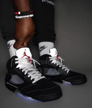 Air Jordan 5 Retro Black Og Reimageined Fashion Shoes
