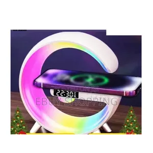 Multi-Function Led Bluetooth Speaker With 10w Wireless Charging Dock