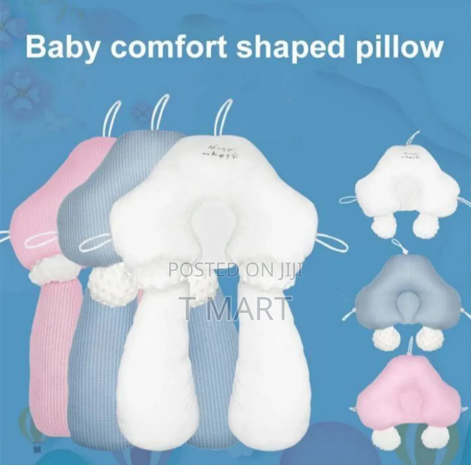 Baby Head Shaping Pillow With Body Positioner Cloud Shaped
