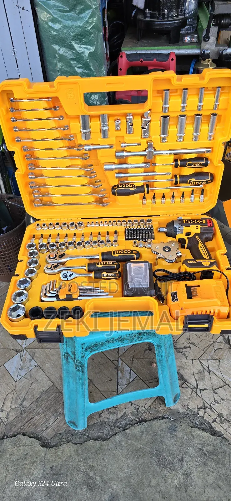 152pcs Cordless Impact Wrench Tools Set