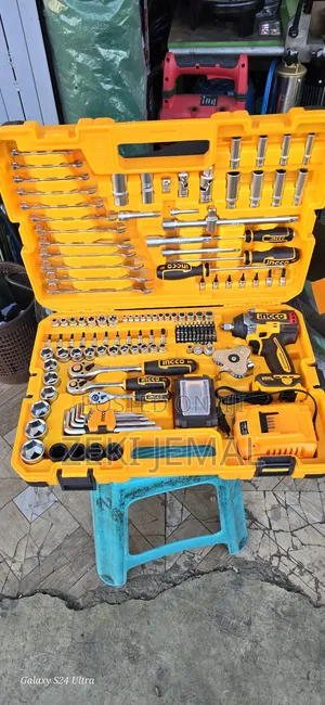 152pcs Cordless Impact Wrench Tools Set