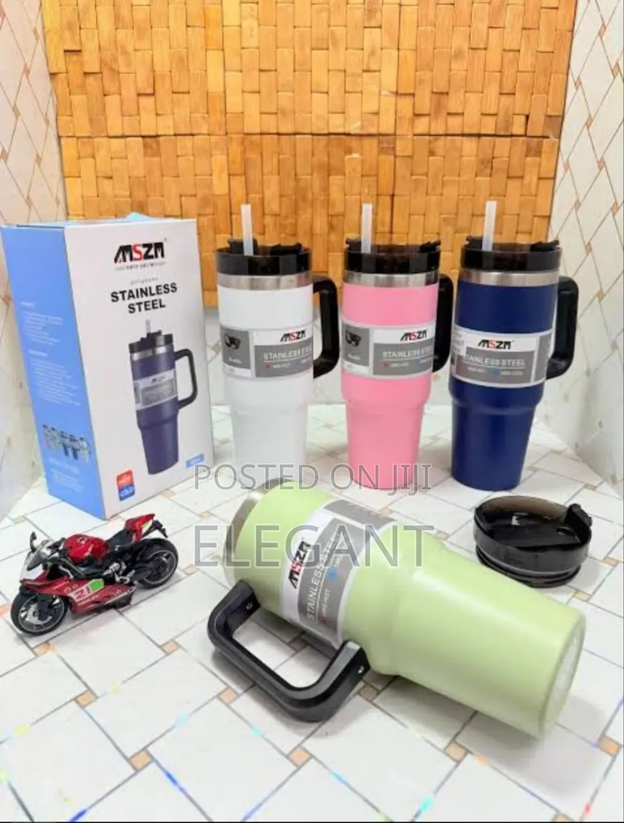 MSZM Stainless Steel Travel Mug የማይዝግ ብረት መከላከያ ያለው ፔርሙዝ
