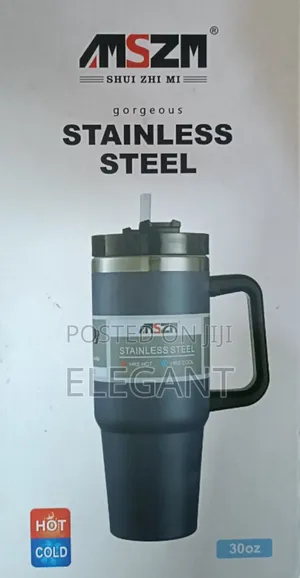MSZM Stainless Steel Travel Mug የማይዝግ ብረት መከላከያ ያለው ፔርሙዝ