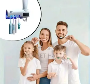Raf Uv Toothbrush Sterilizer, Wall-Mounted 4-Slot Toothbrush Intelli