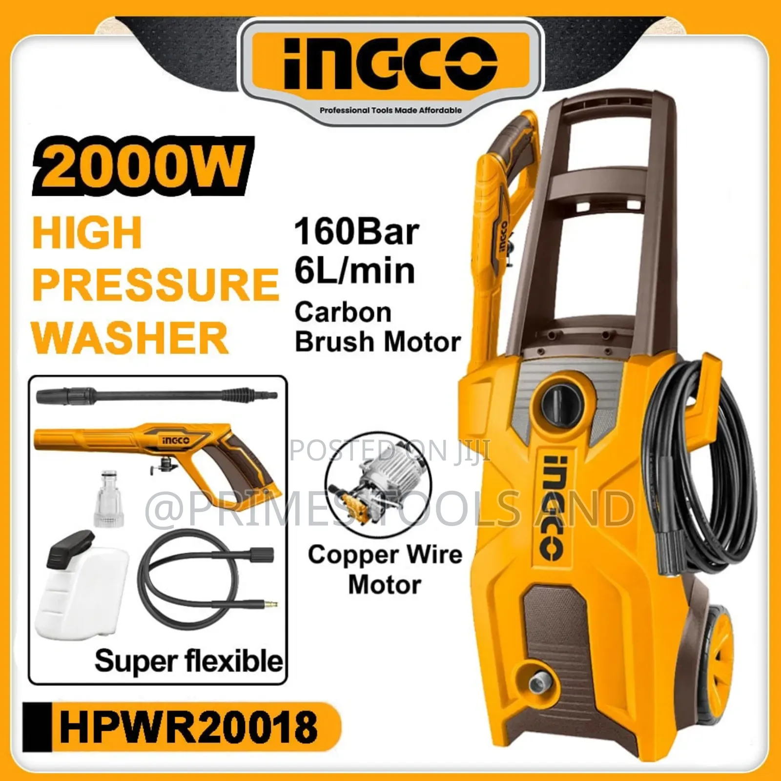 Inco Pressure Washer 2200w Ethiopia, High Pressure Washers
