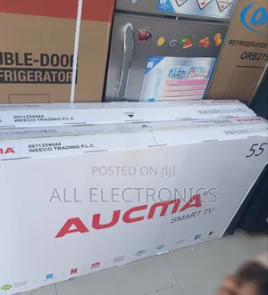 55"Inch Aucma Double Screen Tv